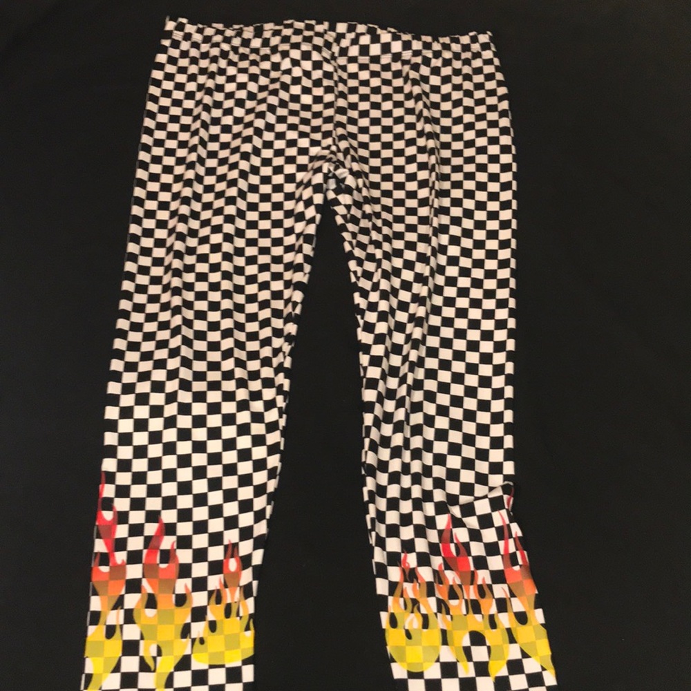 Checked pants